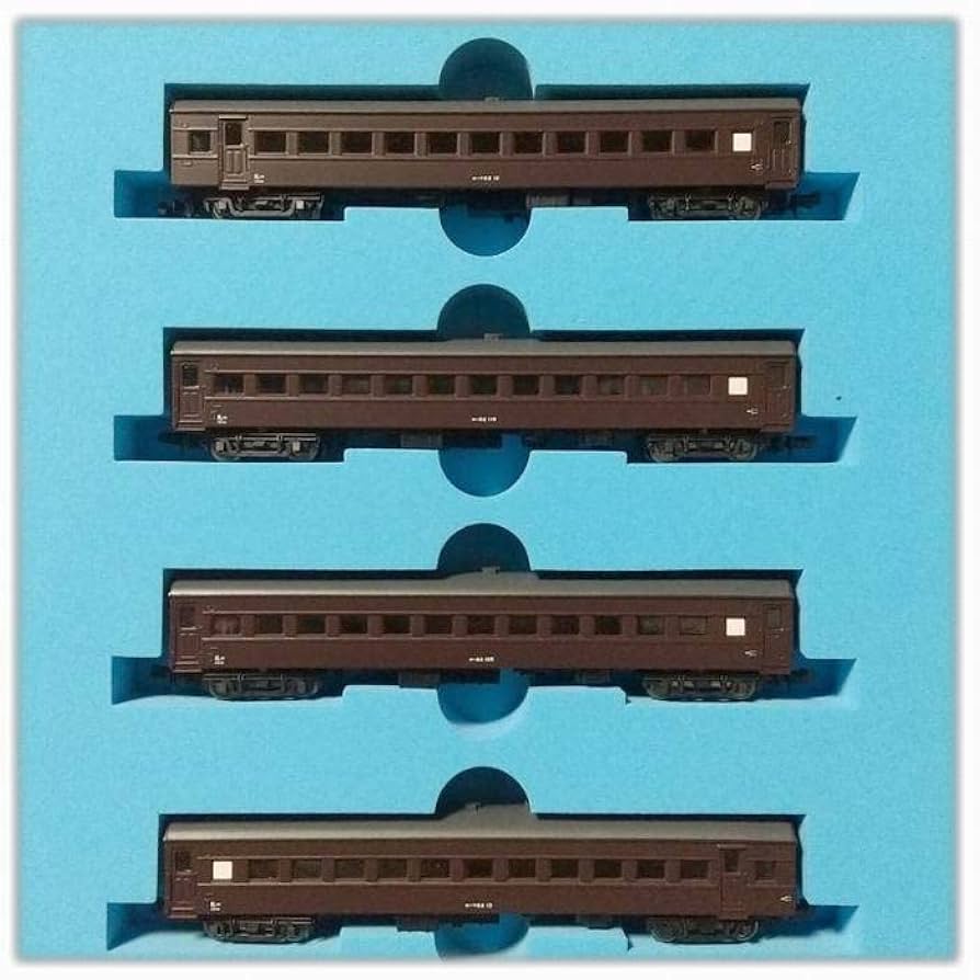 Amazon.co.jp: 国鉄 オハ62系客車 北海道仕様 4両セット A-5721